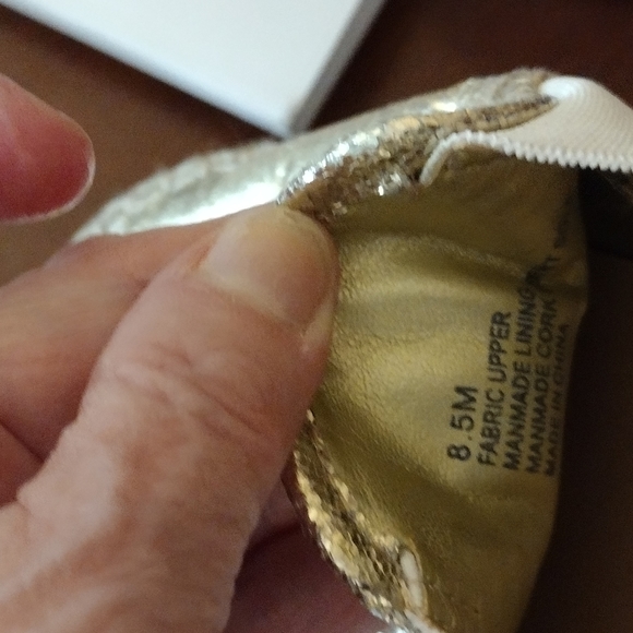 Gianni Bini Iridescent Sparkle Glitter Slip Ons Size 8.5 m - Picture 5 of 8